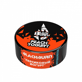 Табак Burn Black, 25гр "Peach Yogurt / Персиковый йогурт"