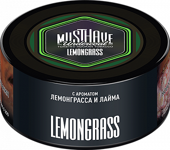 Табак Must Have Undercoal, 25гр "Lemongrass / Лемограсс и лайм"