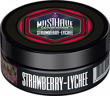 Табак Must Have Undercoal, 25гр "Strawberry Lychee / Земляника, личи"
