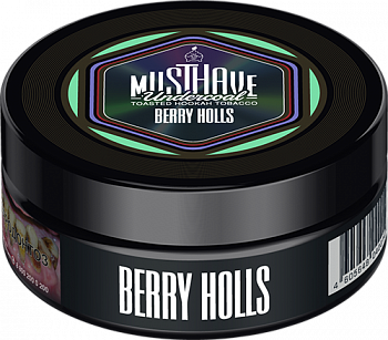Табак Must Have Undercoal, 25гр "Berry Holls / Ягодные леденцы"