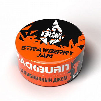 Табак Burn Black, 25гр "Strawberry Jam / Клубничный джем"