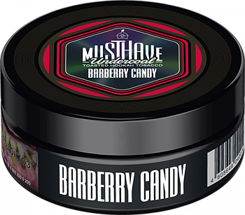 Табак Must Have Undercoal, 25гр "Barberry Candy / Барбарисовые конфеты"