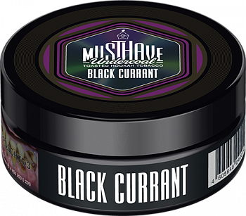 Табак Must Have Undercoal, 25гр "Black Currant / Черная смородина"