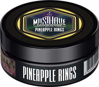Табак Must Have Undercoal, 25гр "Pineapple Rings / Ананасовые колечки"